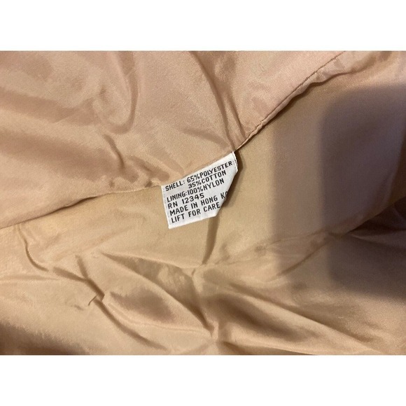 VTG Bryant Park Womens Black Beige Button Front Coat Size 24 - Picture 8 of 9